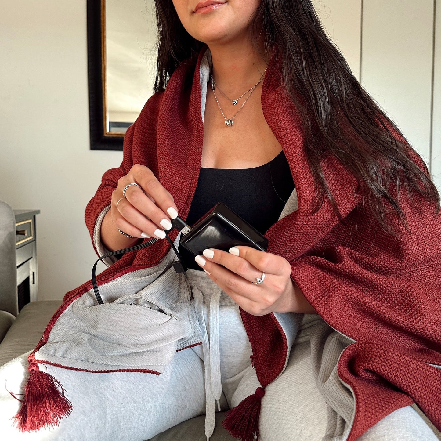 Nura™ WarmWave Washable USB Heated Cape